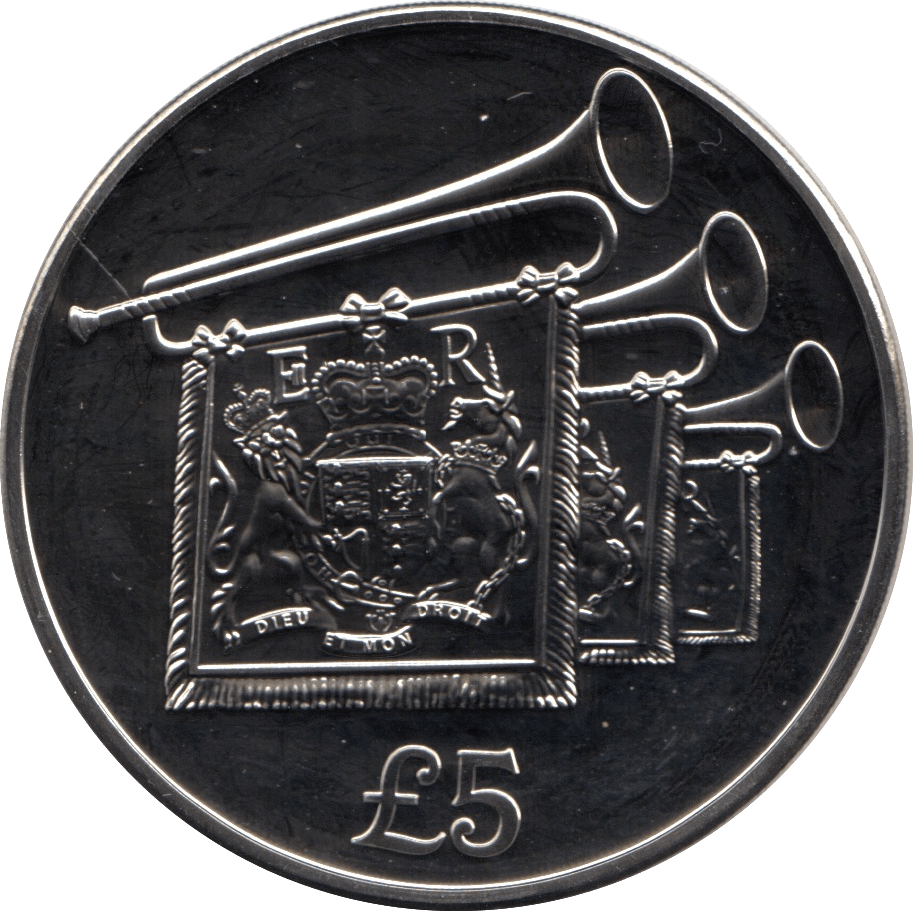 2012 BRILLIANT UNCIRCULATED LIFETIME OF SERVICE COMMEMORATIVE 5 POUNDS JERSEY - SILVER WORLD COINSWORLD - Cambridgeshire Coins