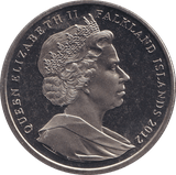 2012 BU CROWN FALKLAND ISLANDS - WORLD COINS - Cambridgeshire Coins