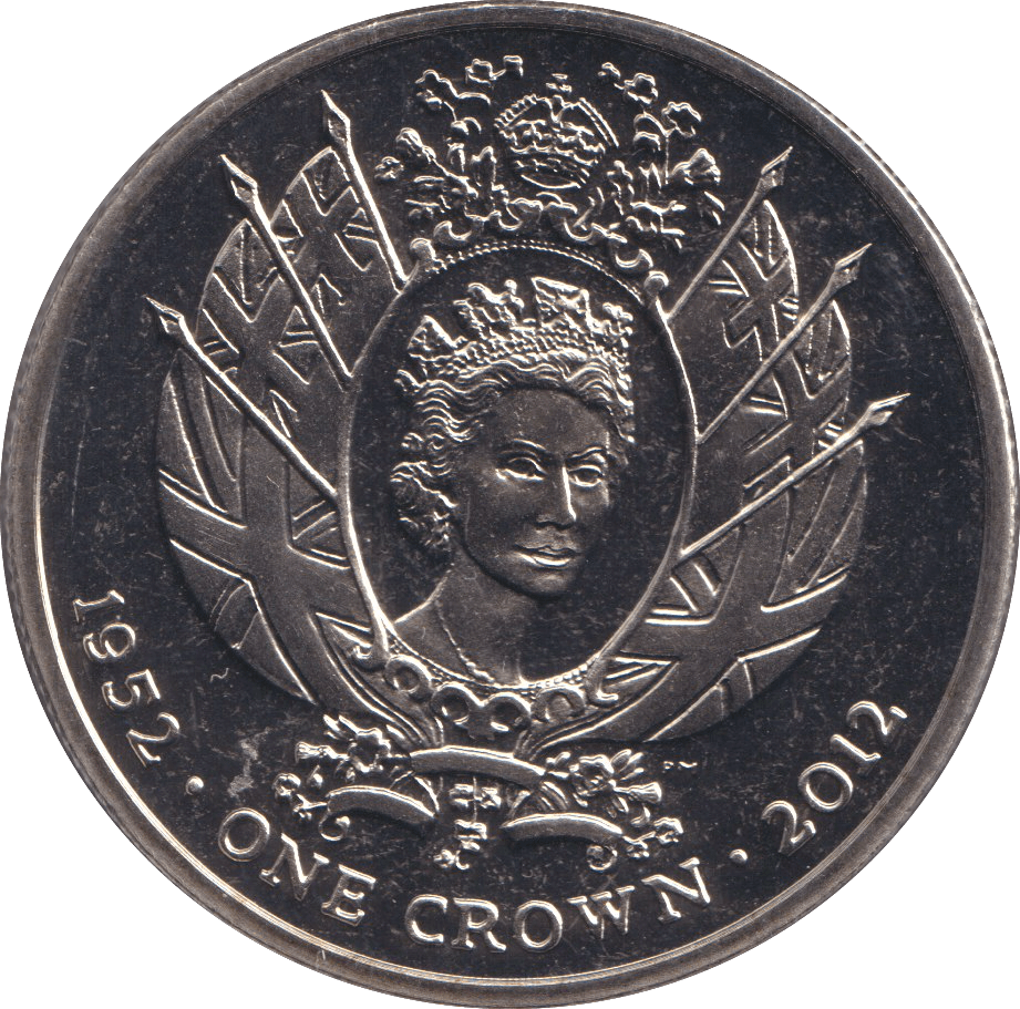2012 BU CROWN FALKLAND ISLANDS - WORLD COINS - Cambridgeshire Coins