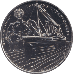 2012 BU FIVE POUND TITANIC ALDERNEY - WORLD COINS - Cambridgeshire Coins
