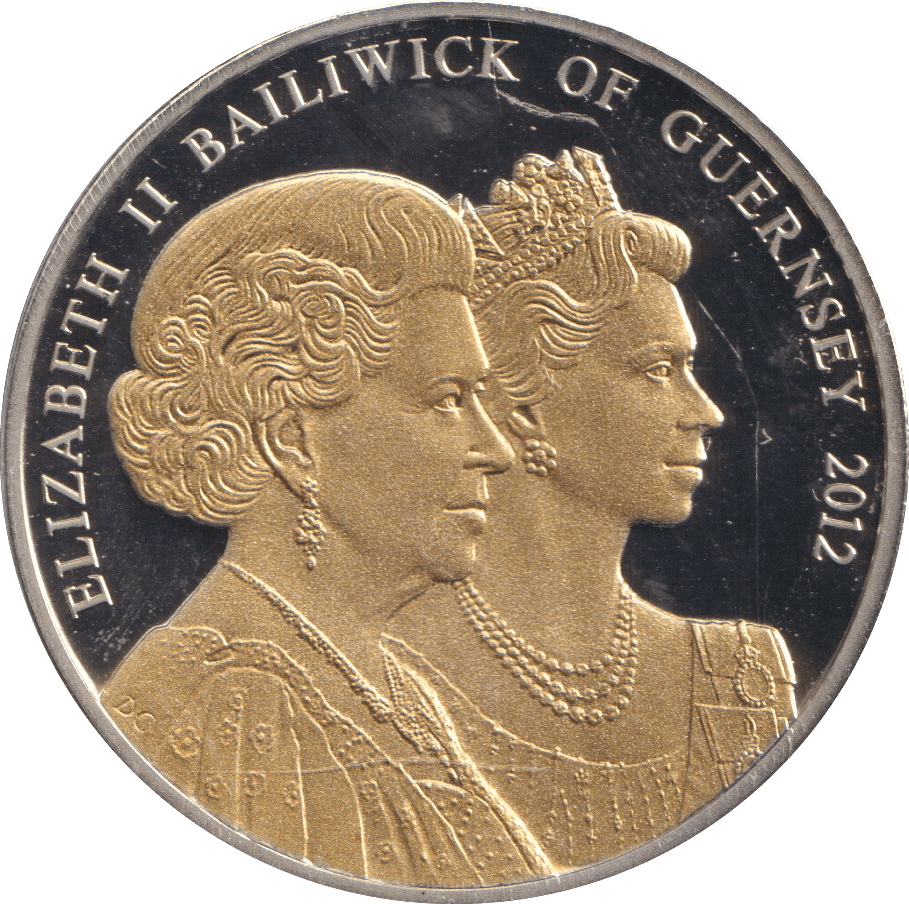 2012 BU FIVE POUNDS BAILIWICK OF GUERNSEY - WORLD COINS - Cambridgeshire Coins