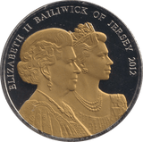 2012 BU FIVE POUNDS BAILIWICK OF JERSEY - WORLD COINS - Cambridgeshire Coins