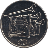 2012 BU FIVE POUNDS BAILIWICK OF JERSEY - WORLD COINS - Cambridgeshire Coins