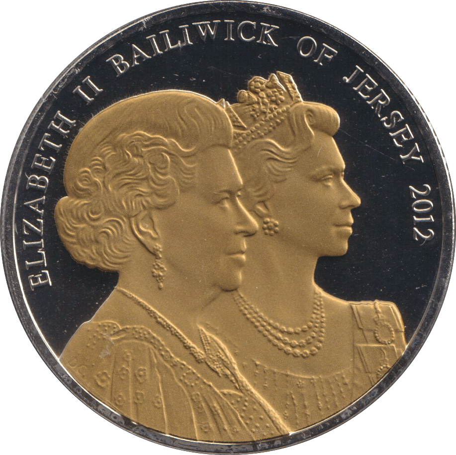 2012 BU FIVE POUNDS BAILIWICK OF JERSEY - WORLD COINS - Cambridgeshire Coins