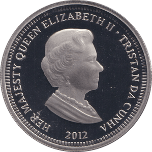 2012 BU FIVE POUNDS TRISTAN DA CUNHA - WORLD COINS - Cambridgeshire Coins