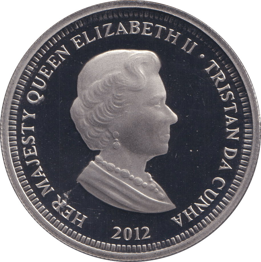 2012 BU FIVE POUNDS TRISTAN DA CUNHA - WORLD COINS - Cambridgeshire Coins
