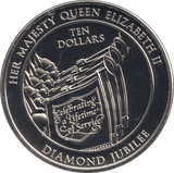2012 BU ONE DOLLAR FIJI DIAMOND JUBILEE - WORLD COINS - Cambridgeshire Coins
