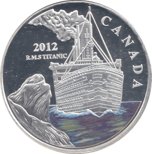 2012 CANADA SILVER PLATED TITANIC COMMEMORATIVE COIN - WORLD COINS - Cambridgeshire Coins