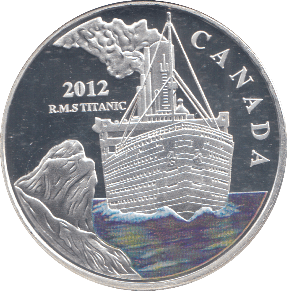 2012 CANADA SILVER PLATED TITANIC COMMEMORATIVE COIN - WORLD COINS - Cambridgeshire Coins