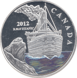 2012 CANADA SILVER PLATED TITANIC COMMEMORATIVE COIN - WORLD COINS - Cambridgeshire Coins
