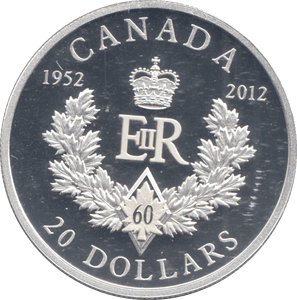 2012 CANADA SILVER PROOF 20 DOLLARS - Silver Proof - Cambridgeshire Coins