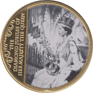 2012 DIAMOND JUBILEE COMMEMORATIVE - WORLD COINS - Cambridgeshire Coins