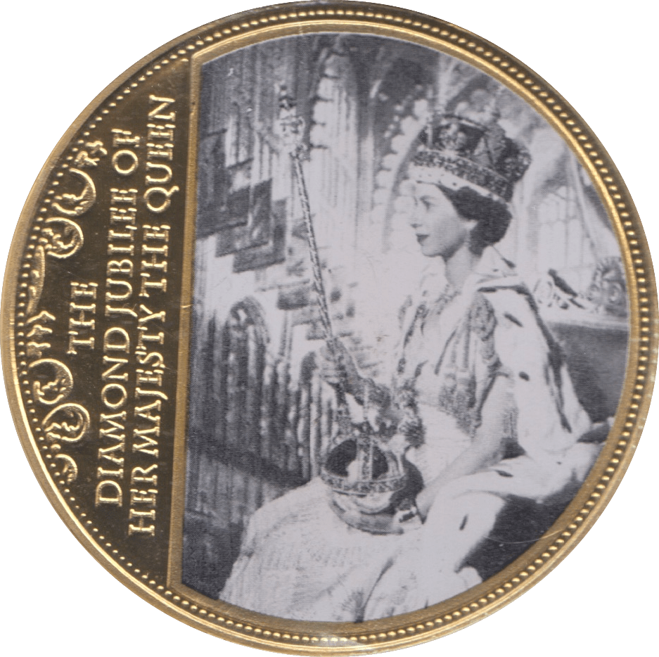 2012 DIAMOND JUBILEE COMMEMORATIVE - WORLD COINS - Cambridgeshire Coins