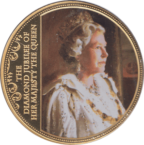 2012 DIAMOND JUBILEE COMMEMORATIVE - WORLD COINS - Cambridgeshire Coins