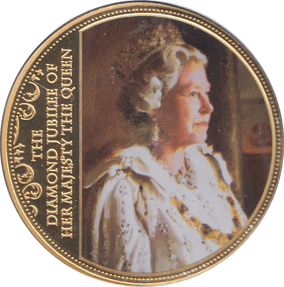 2012 DIAMOND JUBILEE COMMEMORATIVE - WORLD COINS - Cambridgeshire Coins