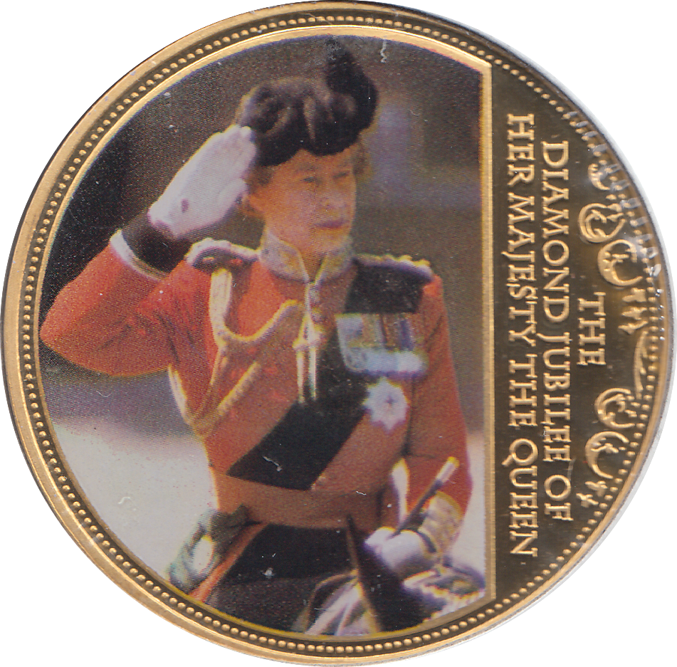 2012 DIAMOND JUBILEE COMMEMORATIVE - WORLD COINS - Cambridgeshire Coins