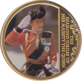 2012 DIAMOND JUBILEE COMMEMORATIVE - WORLD COINS - Cambridgeshire Coins