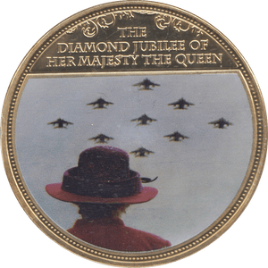 2012 DIAMOND JUBILEE COMMEMORATIVE - WORLD COINS - Cambridgeshire Coins