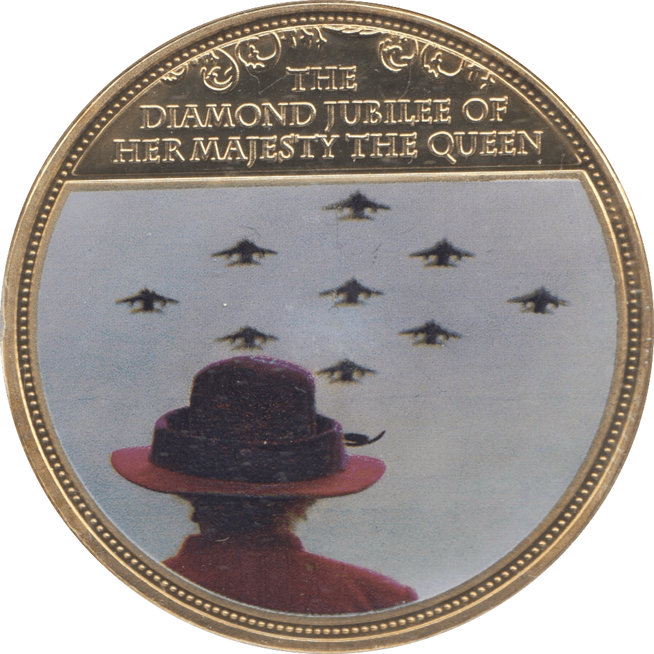 2012 DIAMOND JUBILEE COMMEMORATIVE - WORLD COINS - Cambridgeshire Coins