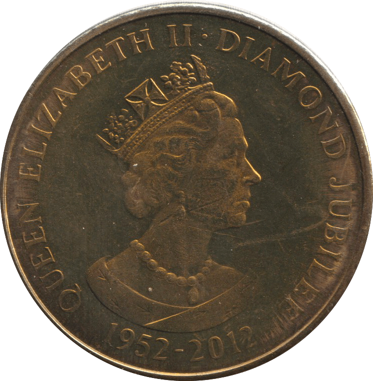 2012 DIAMOND JUBILEE MEDALLION - MEDALS & MEDALLIONS - Cambridgeshire Coins