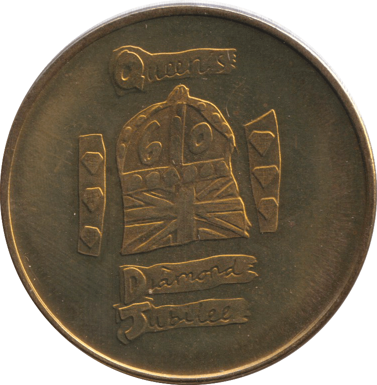 2012 DIAMOND JUBILEE MEDALLION - MEDALS & MEDALLIONS - Cambridgeshire Coins