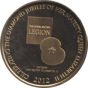 2012 DIAMOND JUBILEE MEDAL - WORLD COINS - Cambridgeshire Coins