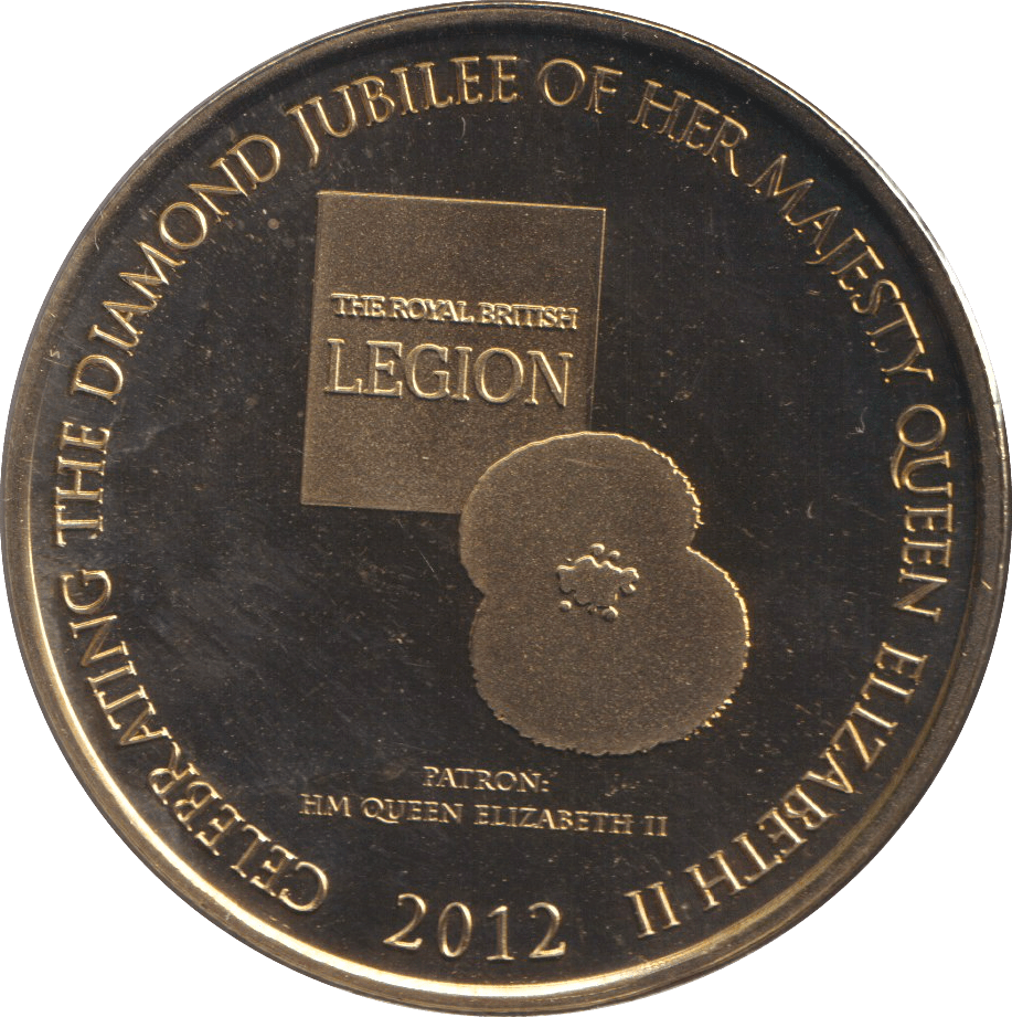 2012 DIAMOND JUBILEE MEDAL - WORLD COINS - Cambridgeshire Coins