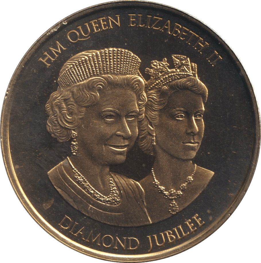 2012 DIAMOND JUBILEE MEDAL - WORLD COINS - Cambridgeshire Coins
