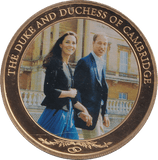 2012 DUKE AND DUCHESS OF CAMBRIDGE DOLLAR COOK ISLANDS - WORLD COINS - Cambridgeshire Coins