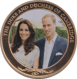 2012 DUKE AND DUCHESS OF CAMBRIDGE DOLLAR COOK ISLANDS - WORLD COINS - Cambridgeshire Coins