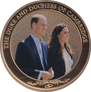 2012 DUKE AND DUCHESS OF CAMBRIDGE DOLLAR COOK ISLANDS - WORLD COINS - Cambridgeshire Coins