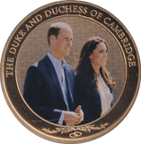 2012 DUKE AND DUCHESS OF CAMBRIDGE DOLLAR COOK ISLANDS - WORLD COINS - Cambridgeshire Coins