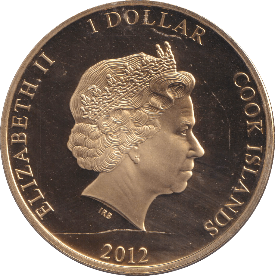2012 DUKE AND DUCHESS OF CAMBRIDGE DOLLAR COOK ISLANDS - WORLD COINS - Cambridgeshire Coins