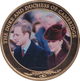 2012 DUKE AND DUCHESS OF CAMBRIDGE DOLLAR COOK ISLANDS - WORLD COINS - Cambridgeshire Coins