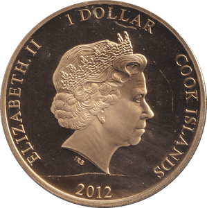 2012 DUKE AND DUCHESS OF CAMBRIDGE DOLLAR COOK ISLANDS - WORLD COINS - Cambridgeshire Coins