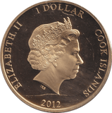2012 DUKE AND DUCHESS OF CAMBRIDGE DOLLAR COOK ISLANDS - WORLD COINS - Cambridgeshire Coins