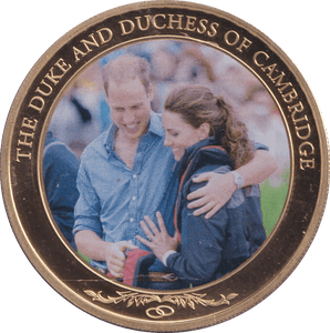2012 DUKE AND DUCHESS OF CAMBRIDGE DOLLAR COOK ISLANDS - WORLD COINS - Cambridgeshire Coins