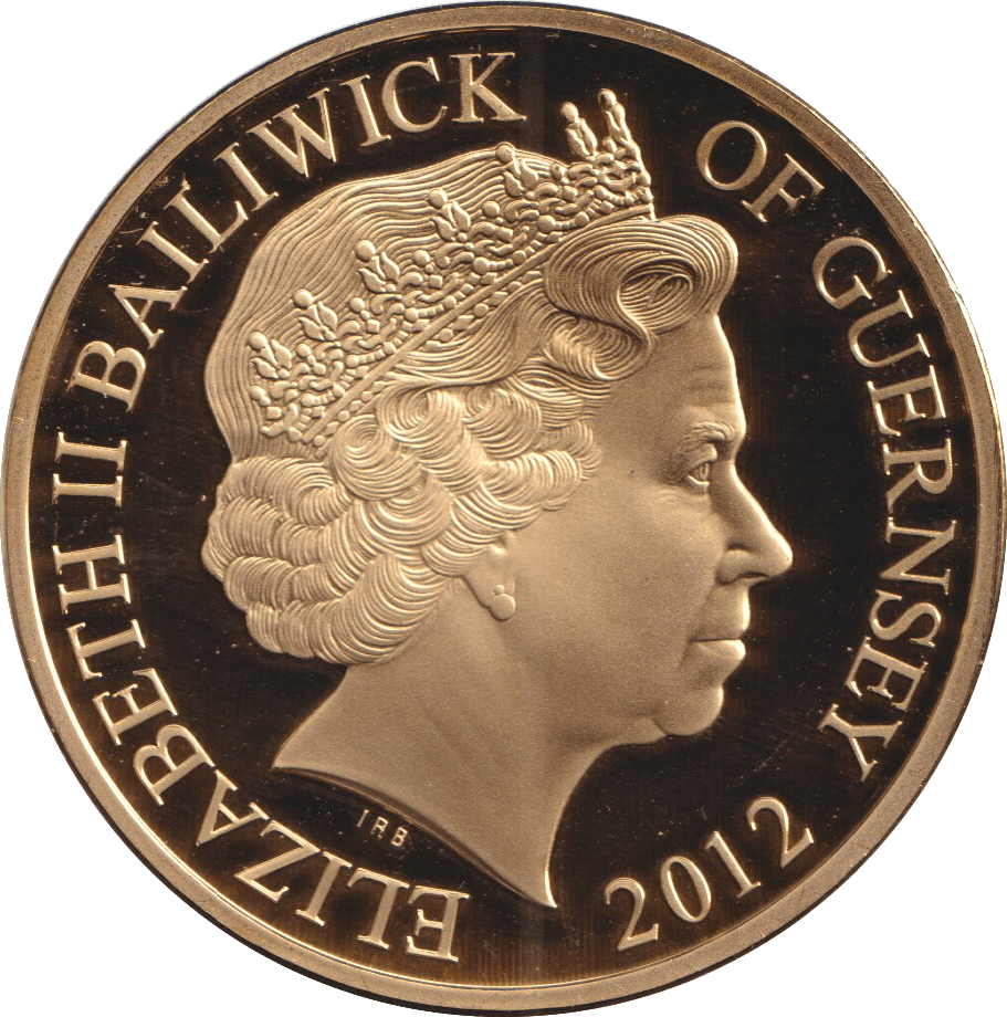 2012 FIFTY PENCE BAILIWICK OF GUERNSEY DIAMOND JUBILEE - WORLD COINS - Cambridgeshire Coins