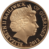 2012 FIFTY PENCE BAILIWICK OF GUERNSEY DIAMOND JUBILEE - WORLD COINS - Cambridgeshire Coins