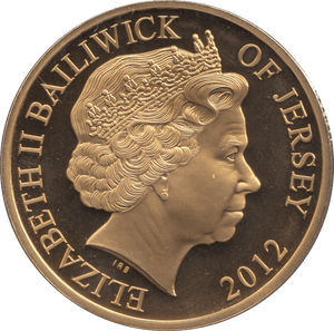2012 FIFTY PENCE BAILIWICK OF JERSEY DIAMOND JUBILEE - WORLD COINS - Cambridgeshire Coins