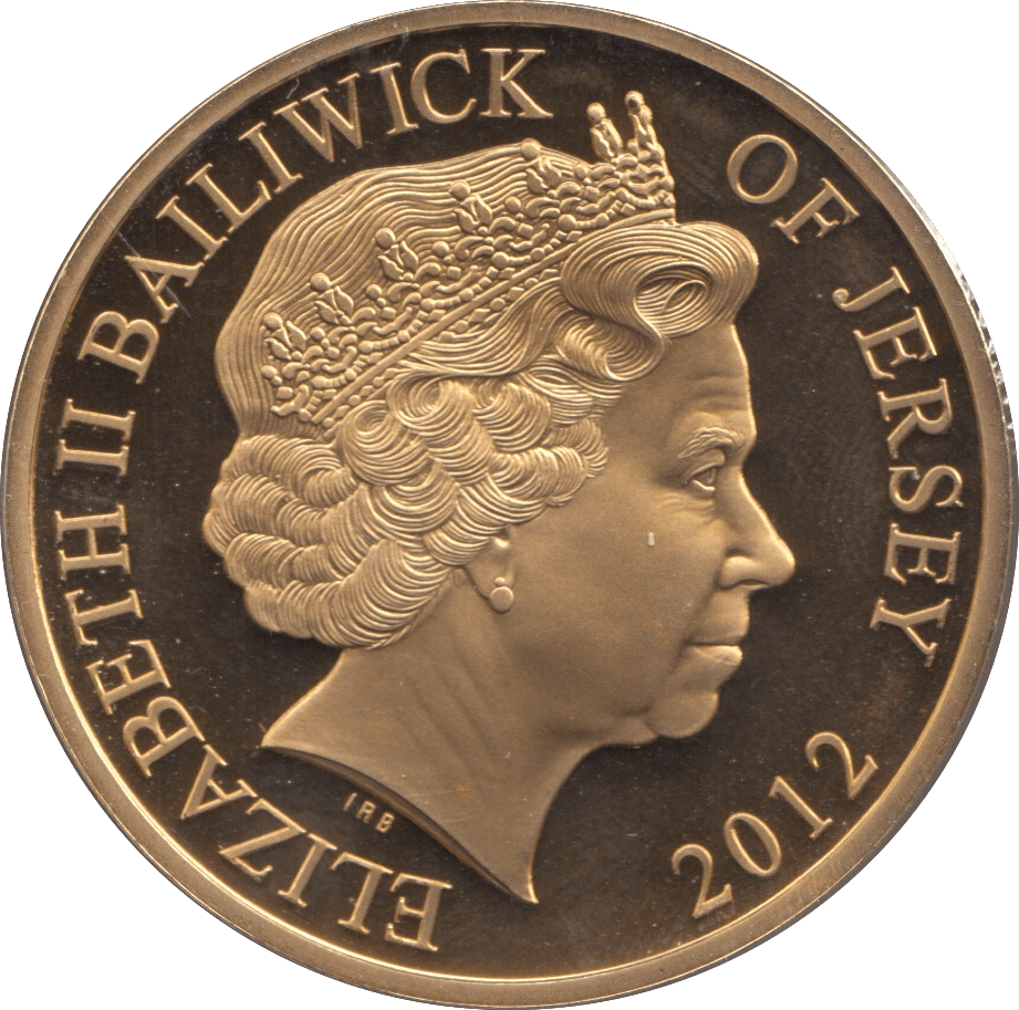 2012 FIFTY PENCE BAILIWICK OF JERSEY DIAMOND JUBILEE - WORLD COINS - Cambridgeshire Coins
