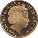 2012 FIFTY PENCE BAILIWICK OF JERSEY DIAMOND JUBILEE - WORLD COINS - Cambridgeshire Coins