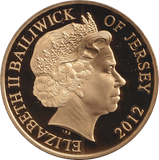 2012 FIFTY PENCE BAILIWICK OF JERSEY DIAMOND JUBILEE - WORLD COINS - Cambridgeshire Coins