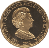 2012 FIFTY PENCE TRISTAN DA CUNHA DIAMOND JUBILEE - WORLD COINS - Cambridgeshire Coins