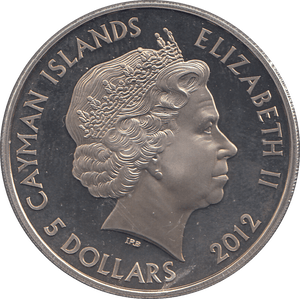 2012 FIVE DOLLARS I NAME THIS SHIP BRITANNIA - WORLD COINS - Cambridgeshire Coins