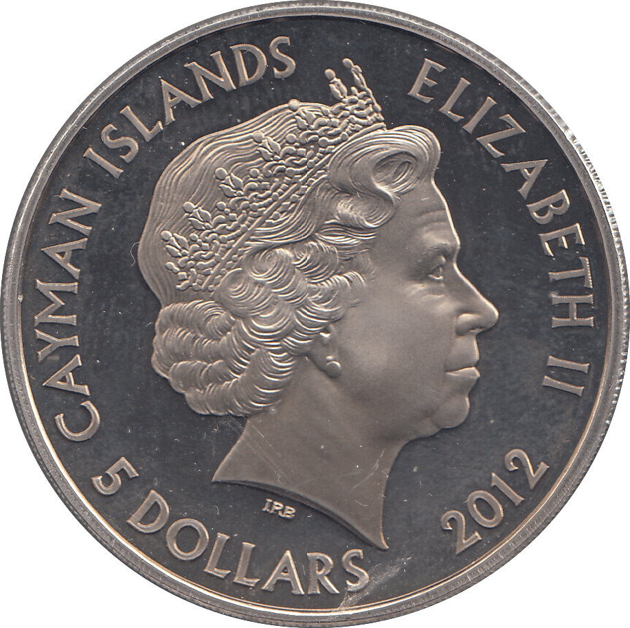 2012 FIVE DOLLARS I NAME THIS SHIP BRITANNIA - WORLD COINS - Cambridgeshire Coins