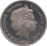 2012 FIVE DOLLARS I NAME THIS SHIP BRITANNIA - WORLD COINS - Cambridgeshire Coins