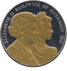 2012 FIVE POUNDS BAILIWICK OF JERSEY ( PROOF ) - WORLD COINS - Cambridgeshire Coins