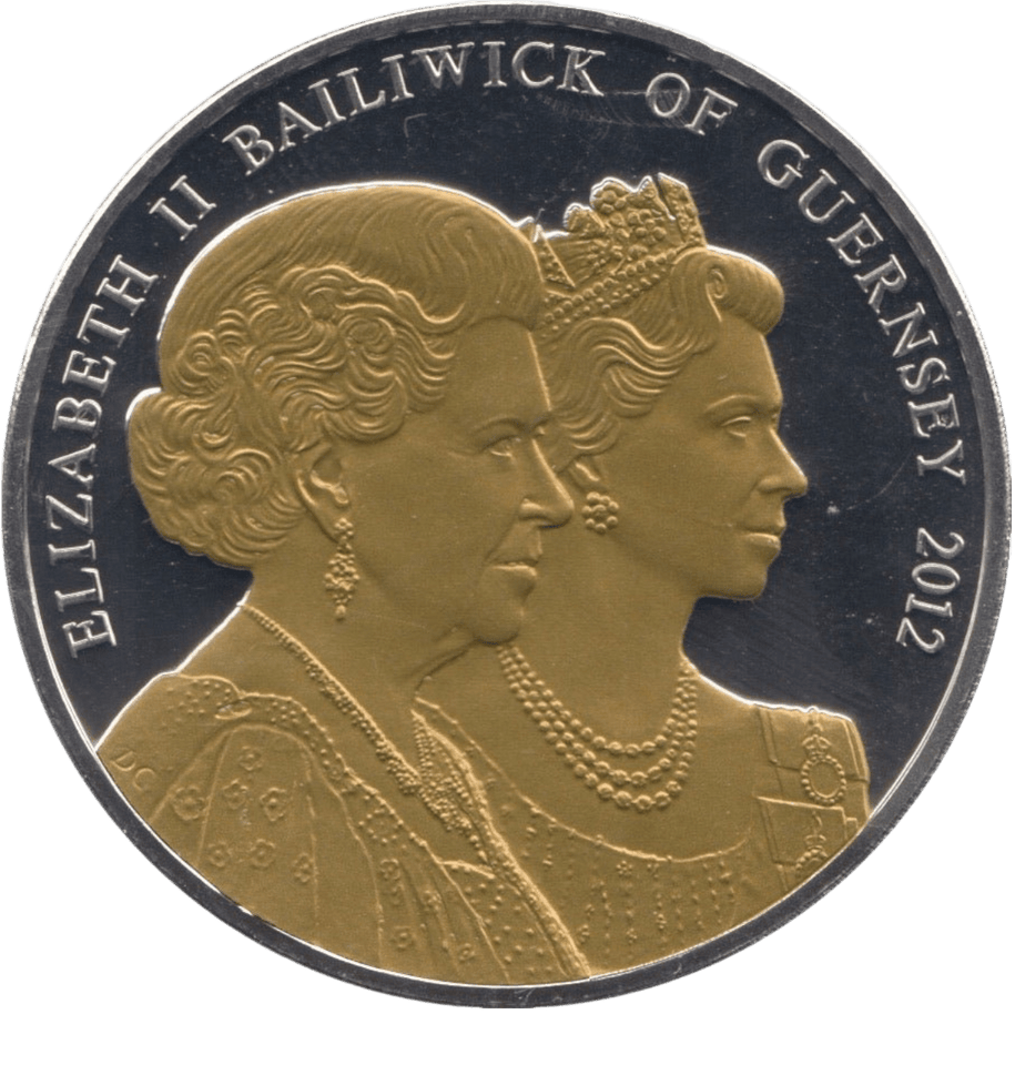 2012 FIVE POUNDS BAILIWICK OF JERSEY ( PROOF ) - WORLD COINS - Cambridgeshire Coins