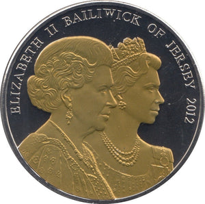 2012 FIVE POUNDS BAILIWICK OF JERSEY - WORLD COINS - Cambridgeshire Coins